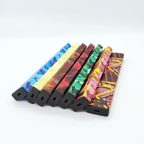 disposable vape with visible juice Sea Vape