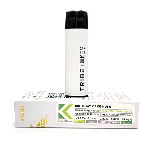 Tribe Tokes D8 Disposable Vape Birthday Cake Kush Tribe Tokes D8 Disposable Vape Birthday Cake Kush