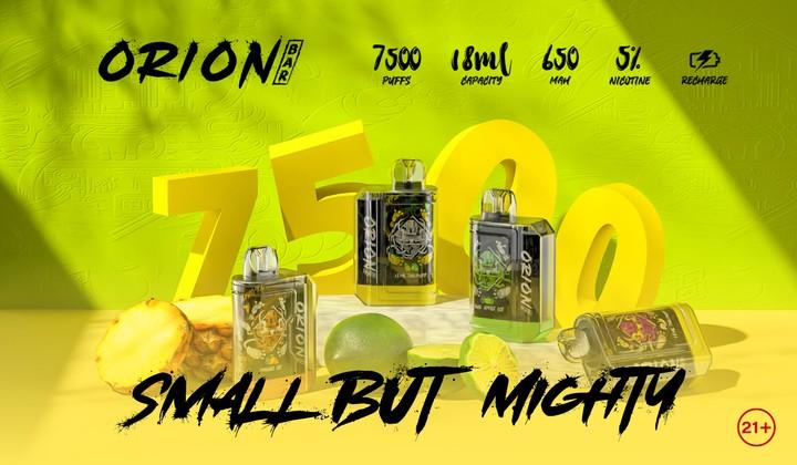 lost vape orion bar gold kiwi mint 7500 puffs Miami Mint Orion Bar 7500