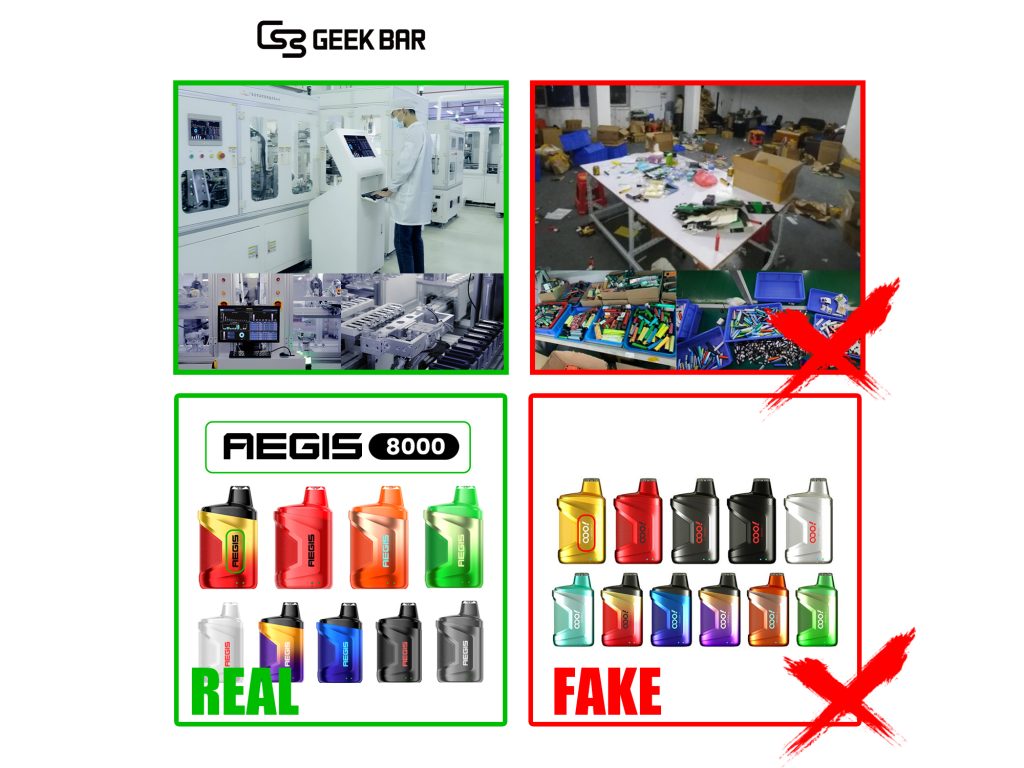 Fake Geekbar Products