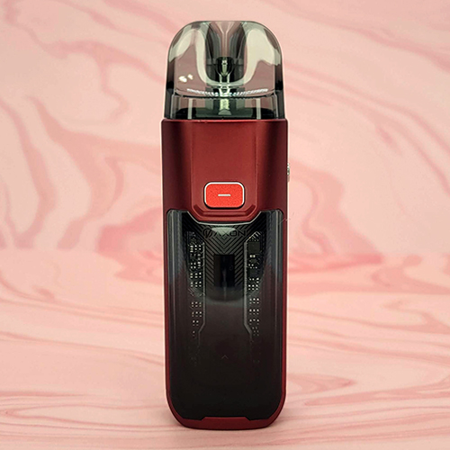 Vaporesso LUXE XR Max Pod Kit [ Version Cuir ] Batterie Intégrée Longue Durée 2800mAh LUXE XR Pod 80W GTX MESH Coil DTL & MTL Vaping No Nicotine (Coral Orange [Édition Cuir