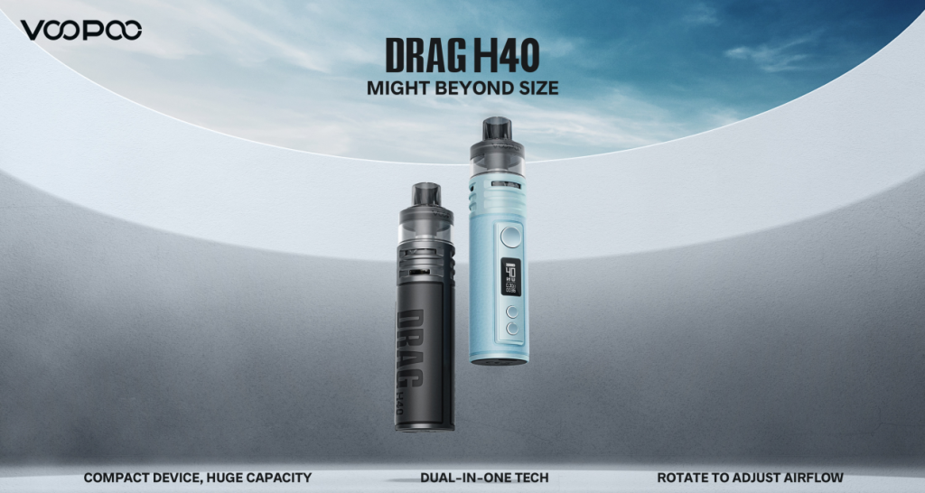 Smallest POD MOD from VOOPOO, DRAG H40, is Officially Released
