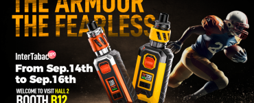 VAPORESSO ARMOUR Series at Intertabac 2023 Main Banner