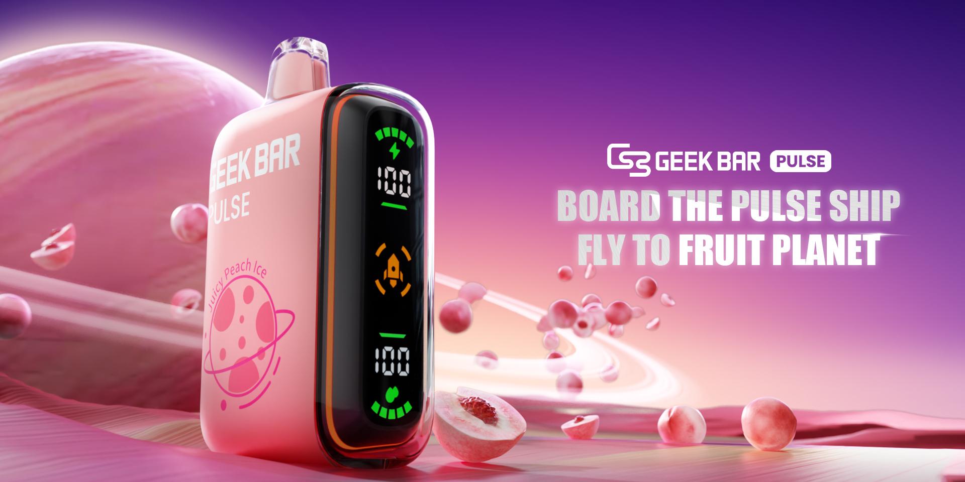 elf bar vape uk GEEKBAR PULSE 15000: The World's First Full Screen Disposable