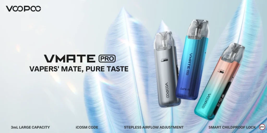 VOOPOO Launches VMATE PRO Banner