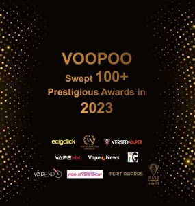 VOOPOO Swept Over 100 Award-Winning Achievements in 2023 Main Banner