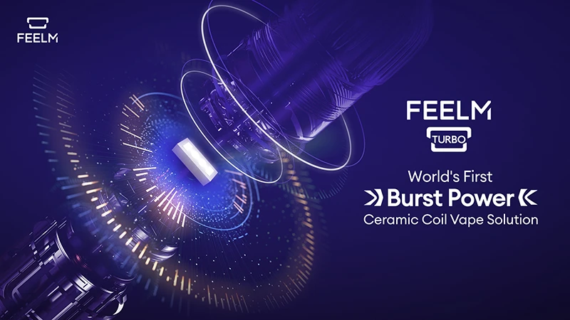 FEELM Introduces the World’s First Burst Power Ceramic Coil Vape Solution!