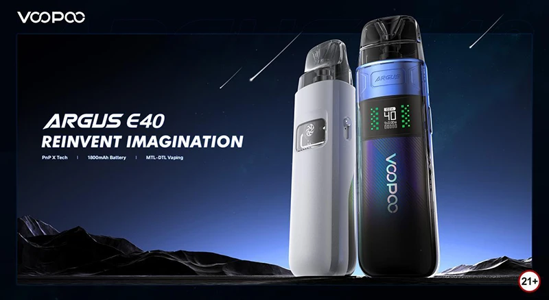 VOOPOO Unveils ARGUS E40 with PnP X PR - 1