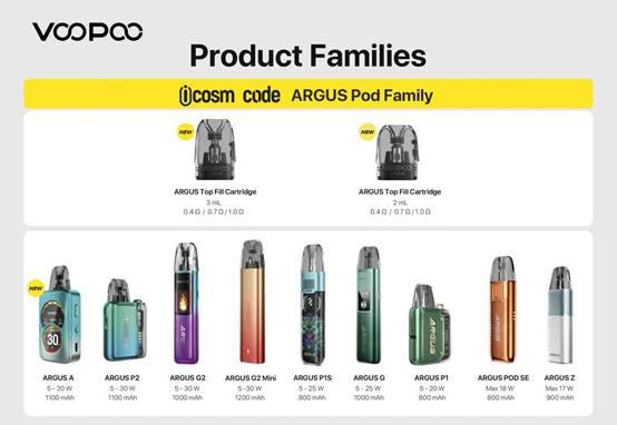 Join the VOOPOO Squad Argus Pod Family