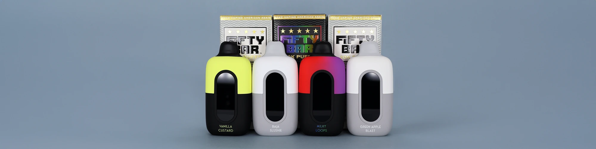 fifty bar vape gold tobacco How Long Does Geek Bar Pulse X Disposable Vape Last? main image 1