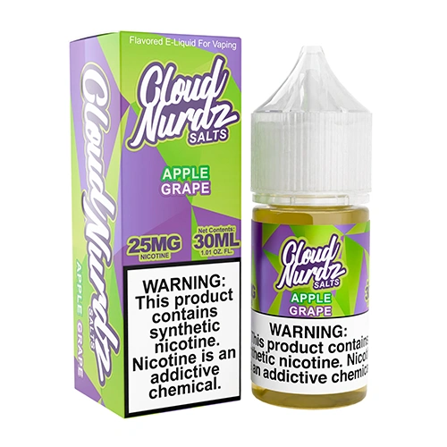 Cloud Nurdz Apple Grape Nic Salt E-Juice 500x500